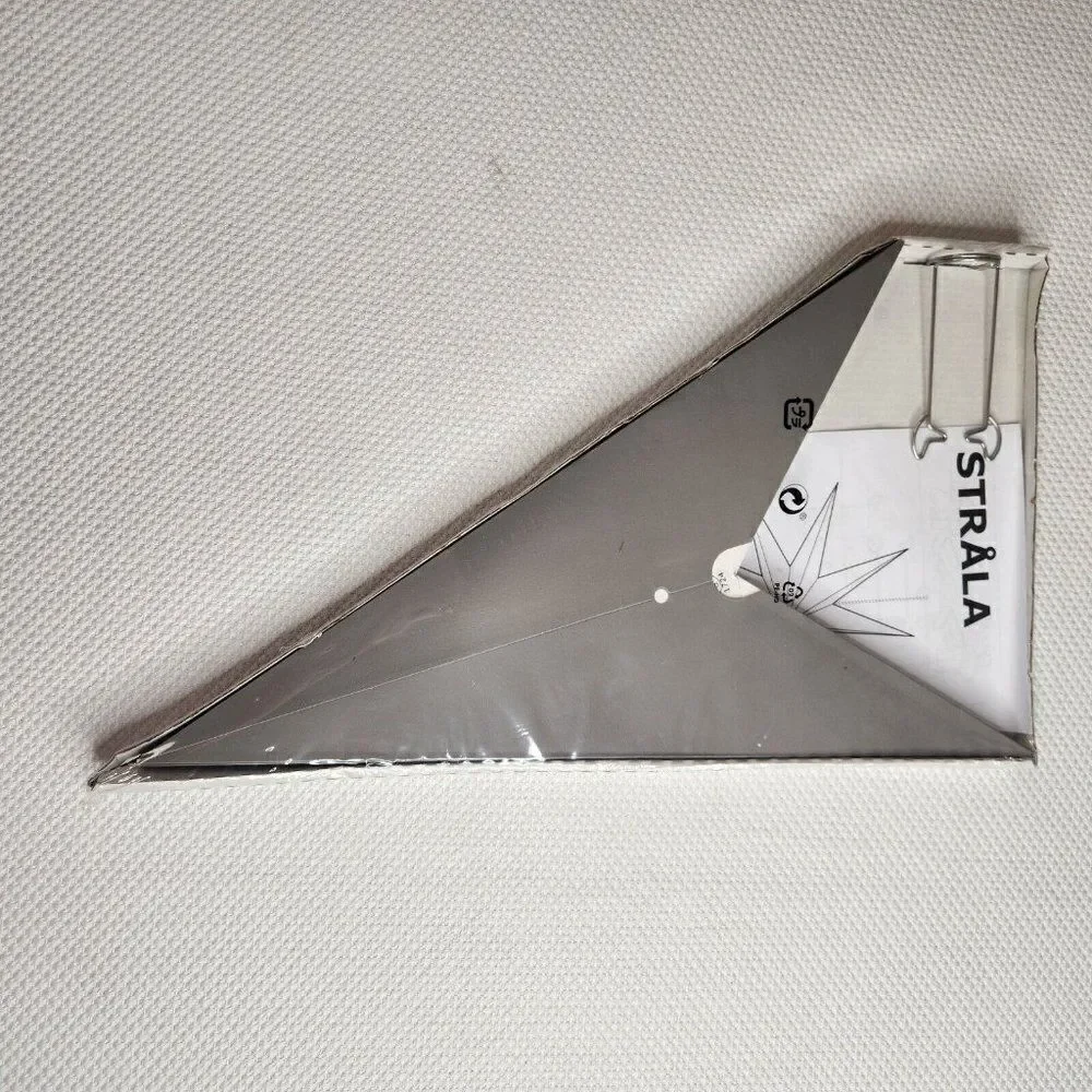 IKEA Strala Silver Star Decorative 21777 30 in 78 cm 203.663.43 New Sealed